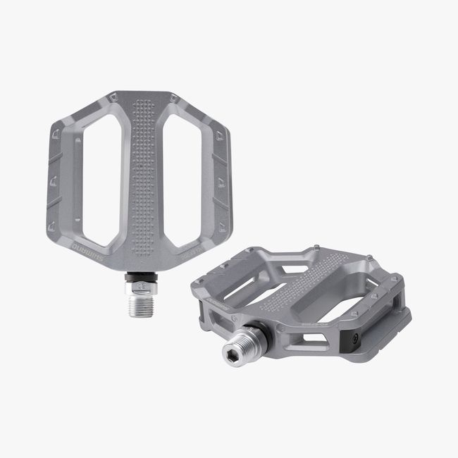 PEDAL, PD-EF202, FLAT, W/O REFLECTOR, SILVER