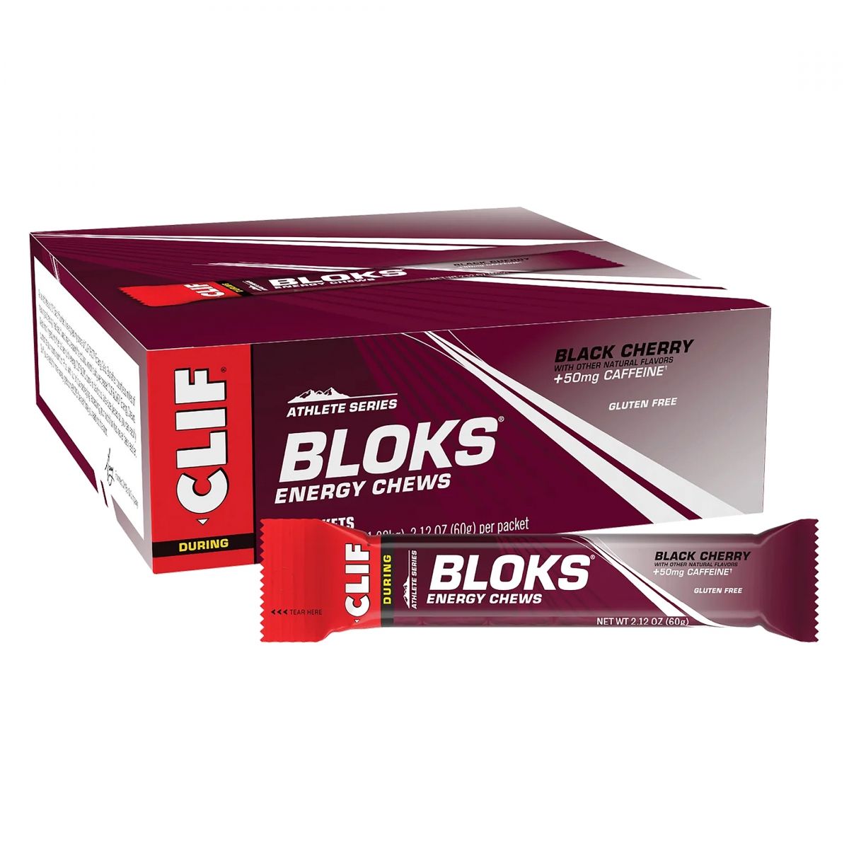 Clif Bloks Energy Chews Black Cherry each