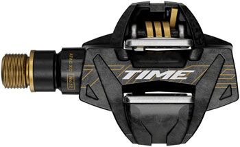 Time ATAC XC 12 Pedals - Dual Sided Clipless, Carbon, 9/16", Carbon/Gold, B1