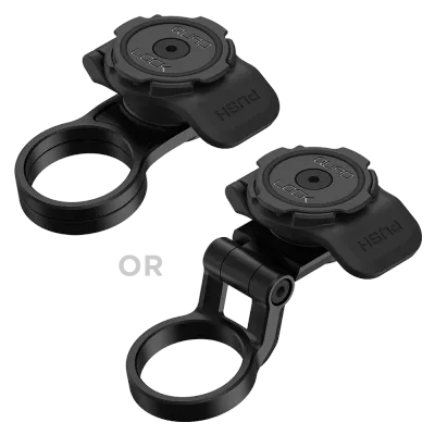 Quad Lock Adjustable Stem Cap Mount, Black
