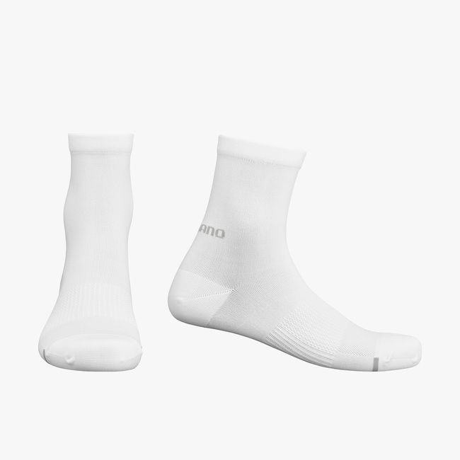 PERFORMANCE MID SOCKS, WHITE , M-L (SHOE SIZE 41-44)