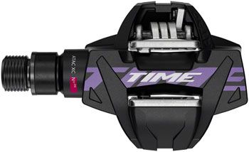 Time ATAC XC 6 Pedals - Dual Sided Clipless, Composite, 9/16", Black/Purple, B1