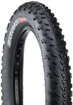 Kenda Krusade Tire - 20 x 4, Clincher, Wire, Black, 60tpi
