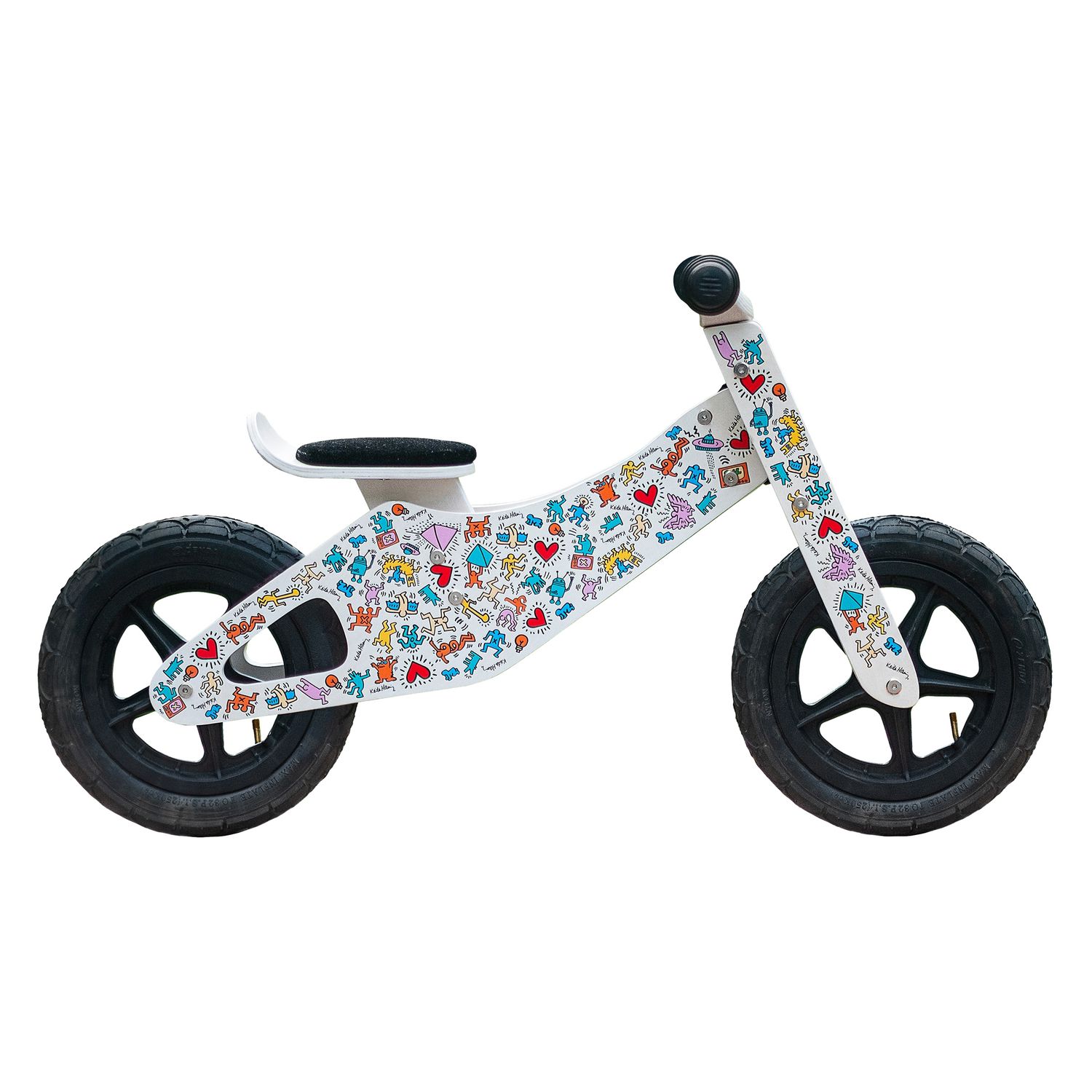AFFINITY PUSH BIKE KEITH HARING COLORFUL MULTI