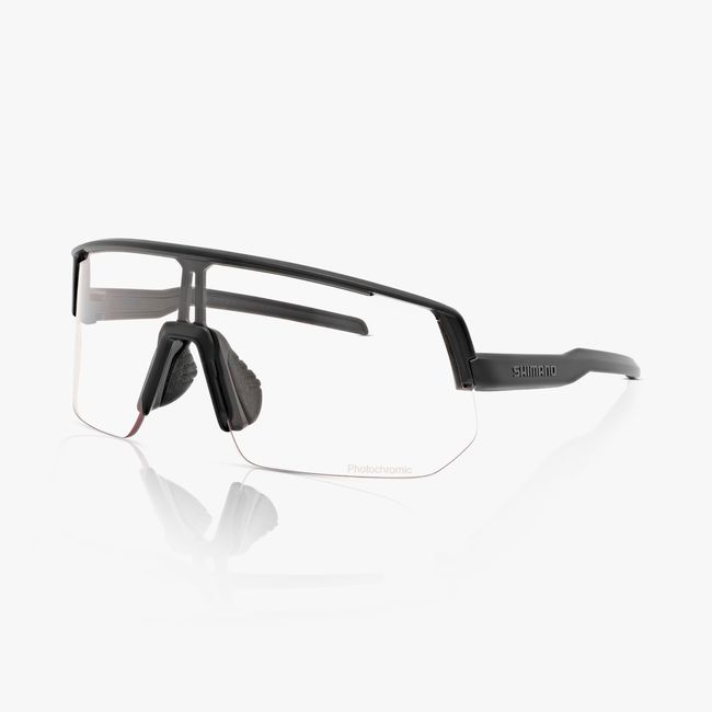 TECHNIUM L, MATTE BLACK FRAME, WITH PHOTOCHROMIC GRAY LENS AND NO SPARE