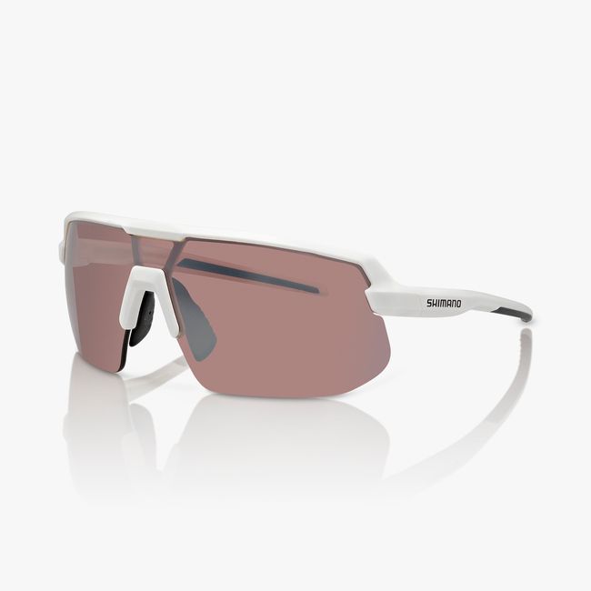 SHIMANO TWINSPARK 2, WHITE FRAME, WITH RIDESCAPE HIGH CONTRAST LENS