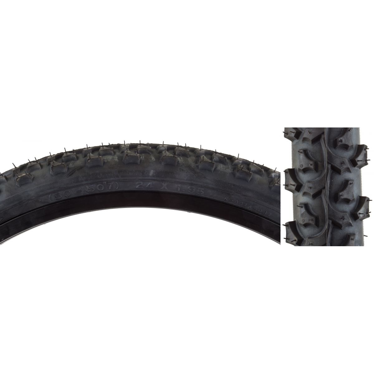 TIRE SUNLT 24x1.95 BK/BK ALPHABITE K831 WIRE