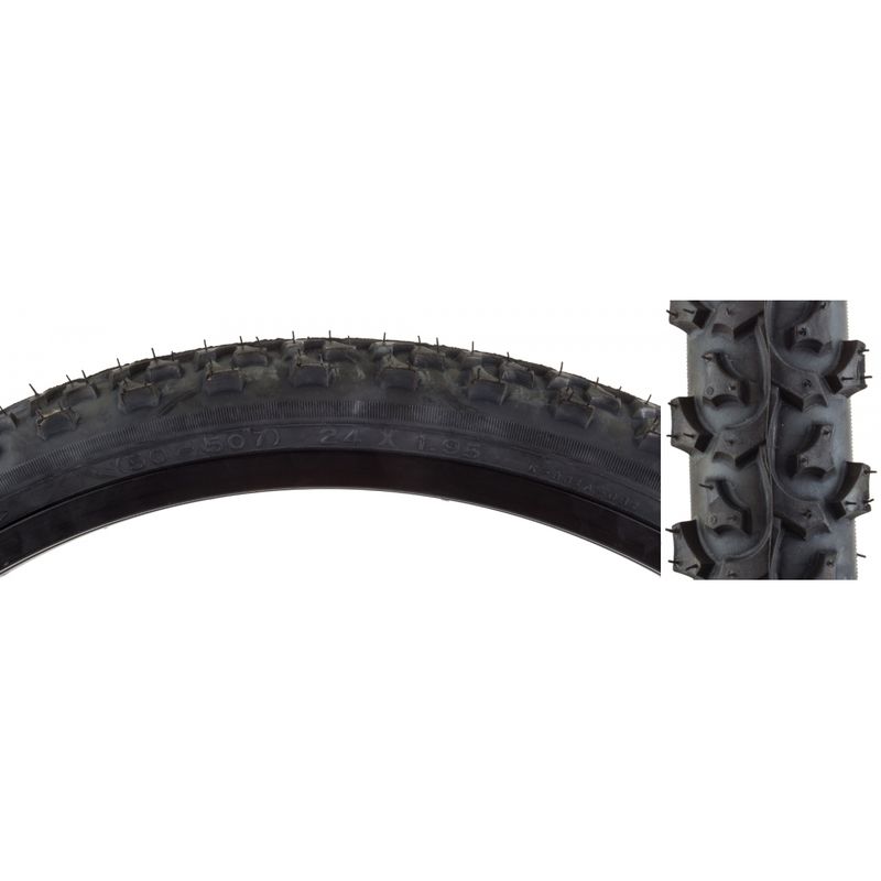 TIRE SUNLT 24x1.95 BK/BK ALPHABITE K831 WIRE