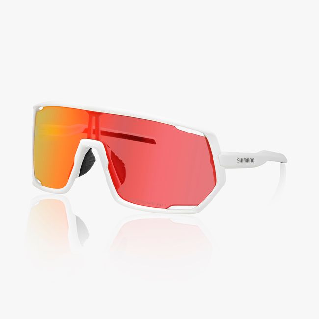 TECHNIUM 2, MATTE WHITE FRAME, WITH RIDESCAPE ROAD LENS AND CLEAR SPARE