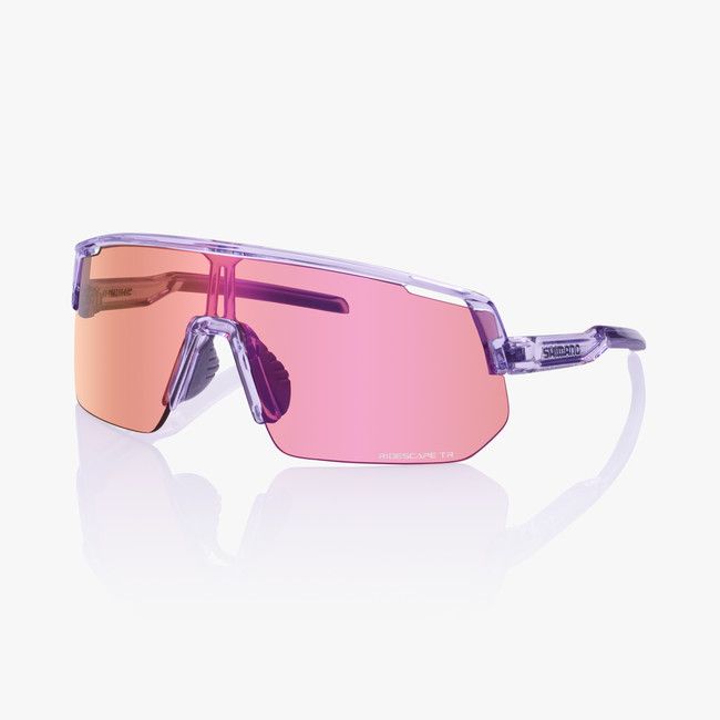 TECHNIUM L, TRANSPARENT LILAC FRAME WITH RIDESCAPE TRAIL LENS AND CLEAR SPARE