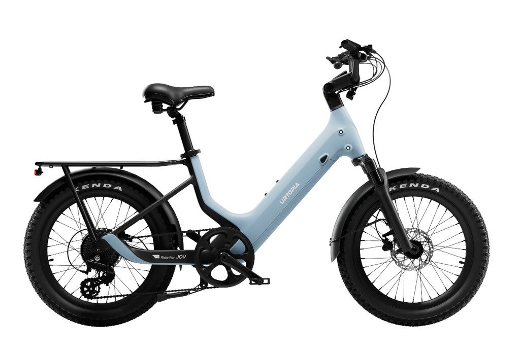 Urtopia Carbon Joy E-Bike (Low Handlebar), Color: Glacier Blue