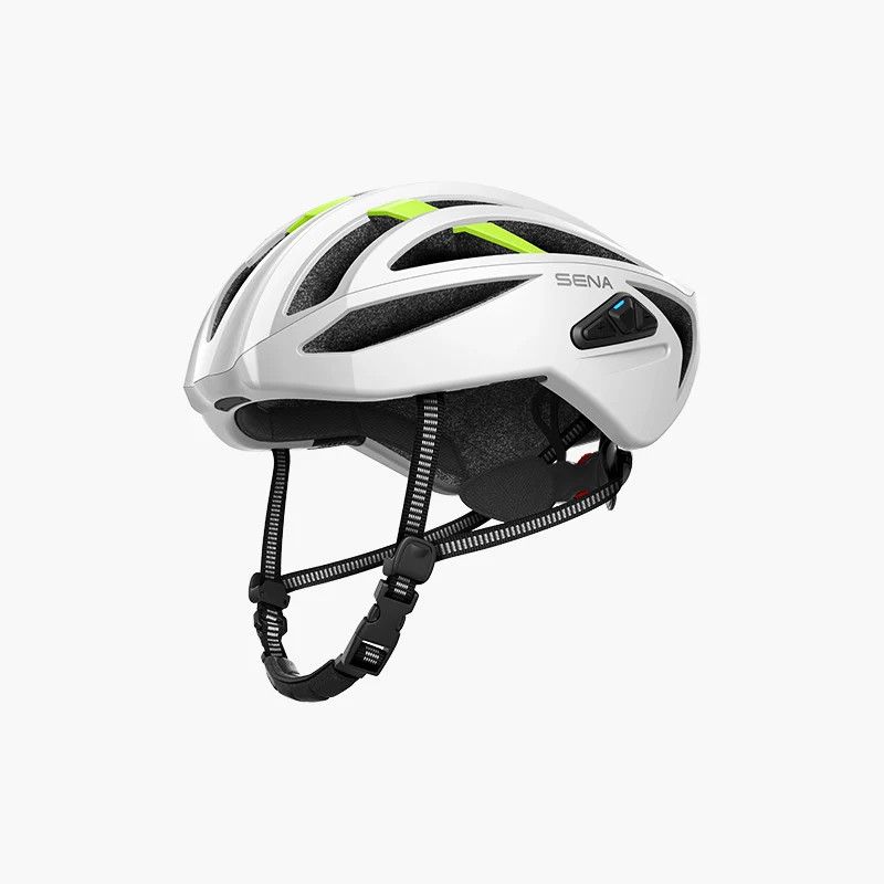 Sena R2 EVO Road Cycling Smart Communication Helmet, Color: Matte White, Size: Small