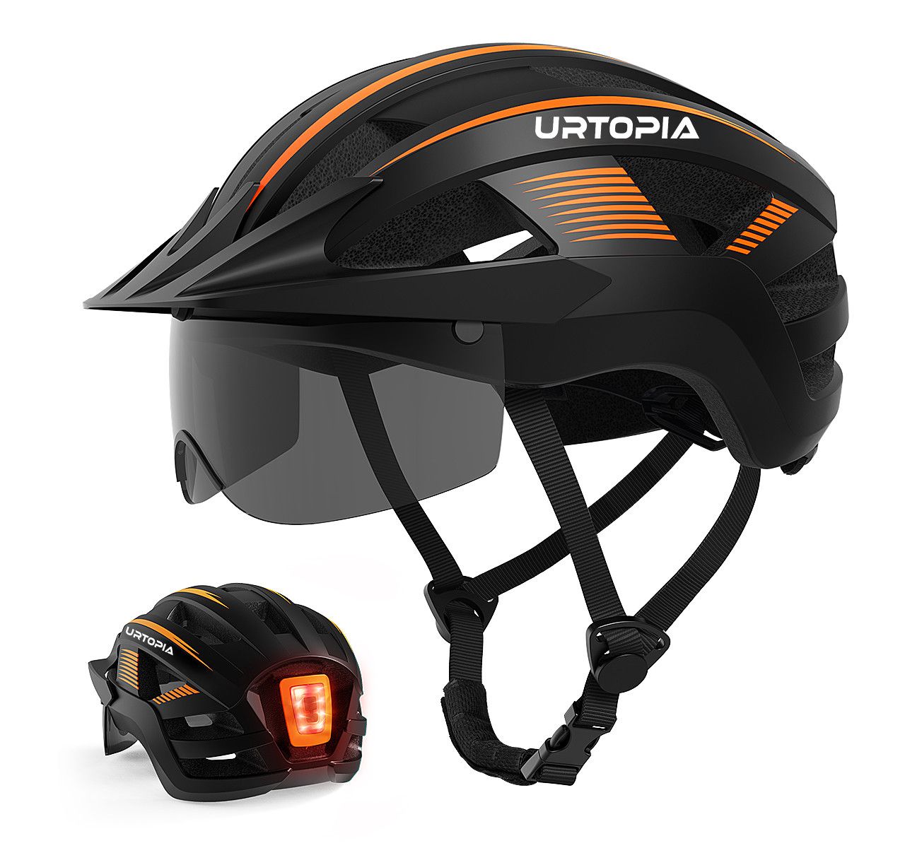 Urtopia Bicycle Helmet, Black, standard