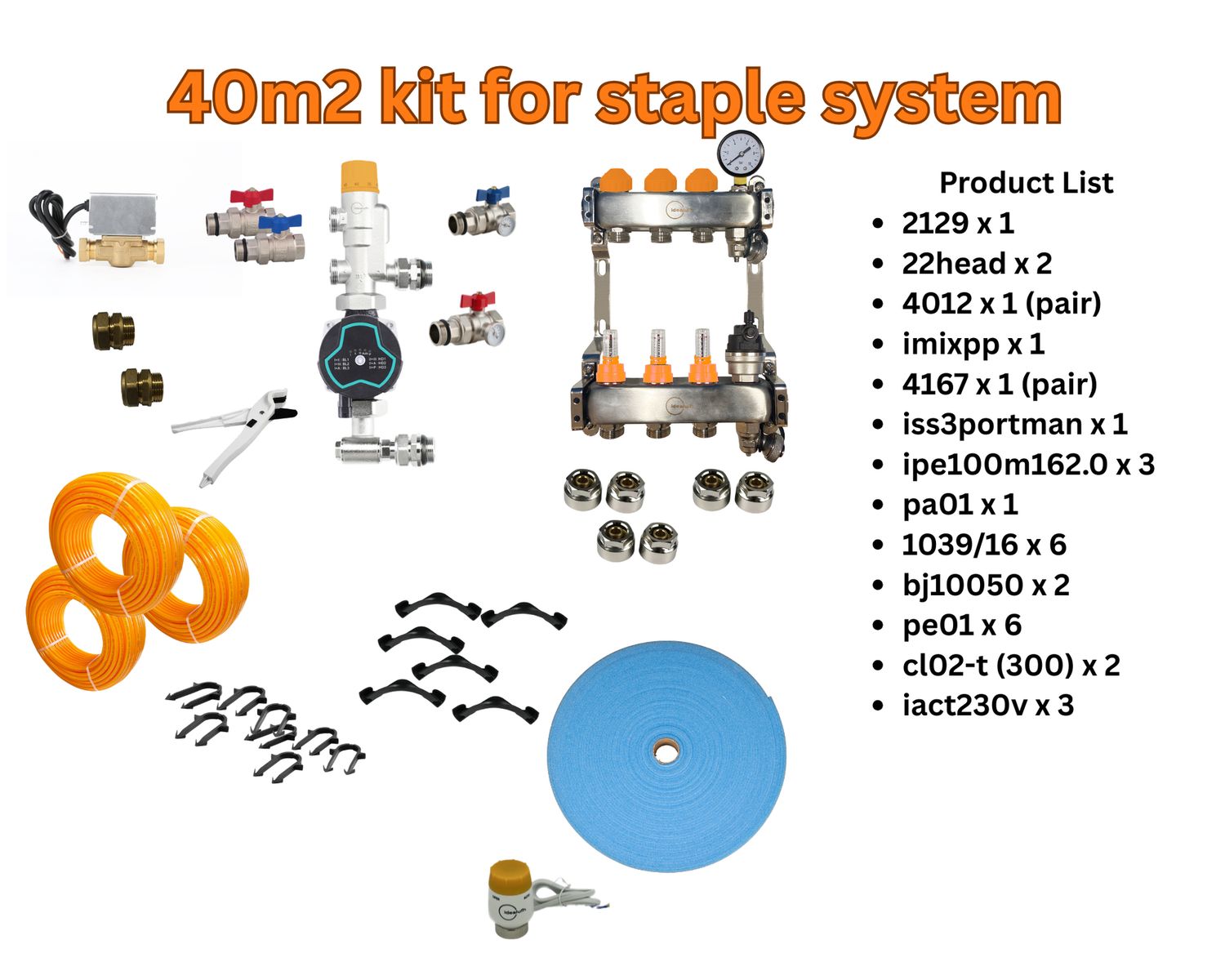 40m2 Staple System Kit