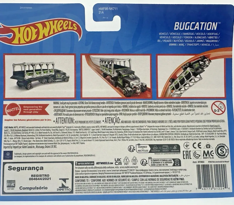 Hot Wheels BUGCATION - 1:64 Race Truck LKW Mattel 2022 HMF98