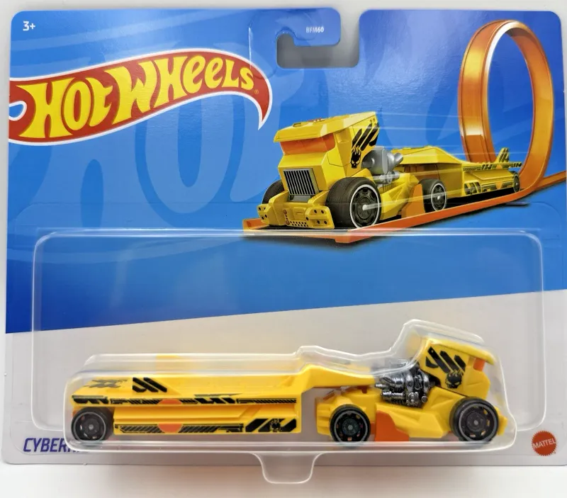 Hot Wheels CYBERRIG in gelb 1:64 Race Truck LKW Mattel 2022