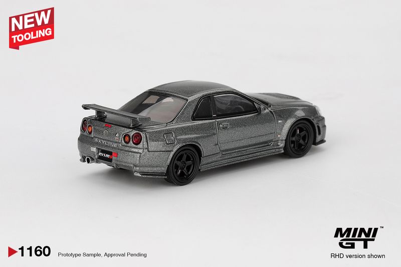 Nissan Skyline GT-R Dark Metal Gray (NISMO BNR34 CRS Version) #1160