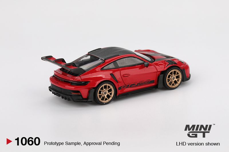 Porsche 911 (992) GT3 RS – Guards Red (Weissach Package) #1060 | Mini GT
