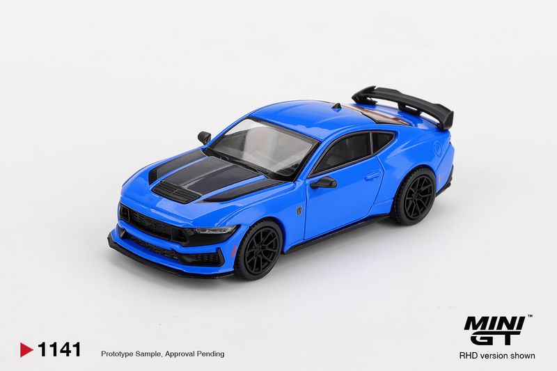 Ford Mustang Dark Horse Grabber Blue 2024 #1141 | MINI GT