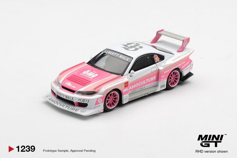Nissan Silvia (S15) LB-Super Silhouette AmoCulture 2026 #1239 | Mini GT