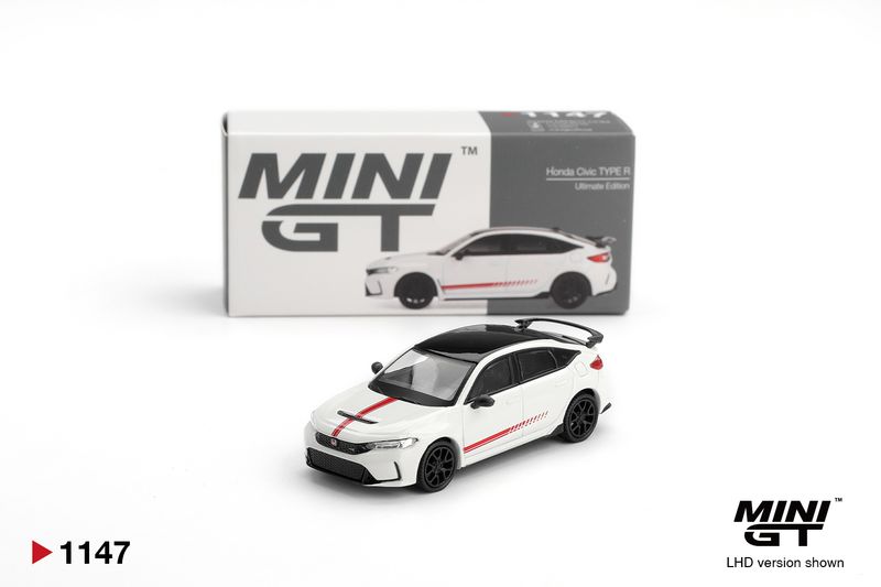 Honda Civic (FL5) Type R Ultimate Edition Championship White 2025 #1147 | Mini GT