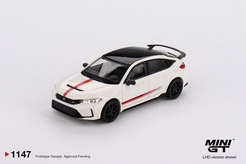 Honda Civic (FL5) Type R Ultimate Edition Championship White 2025 #1147 | Mini GT