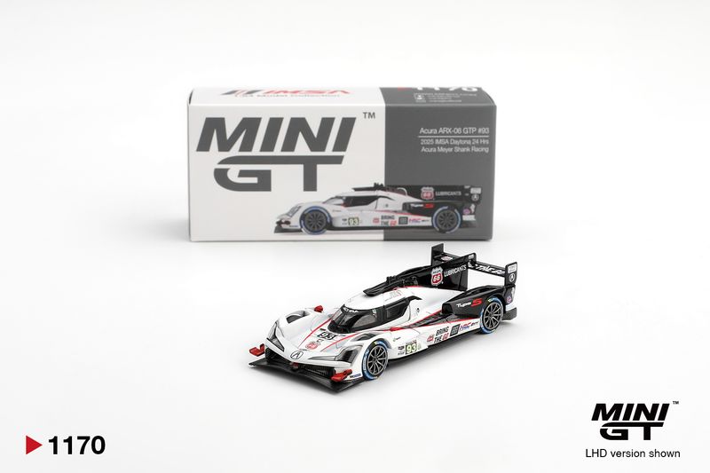 Acura ARX-06 GTP #93 Meyer Shank Racing Daytona 24 Hrs 2025 #1056 | Mini GT