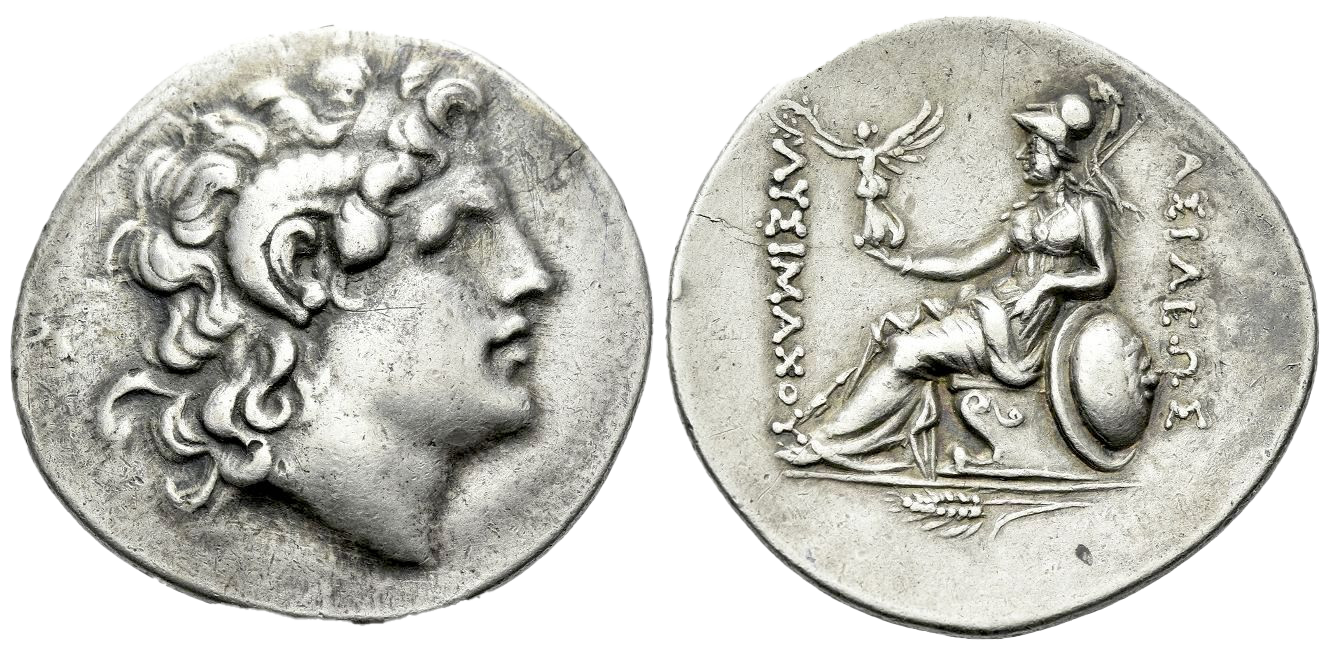 Kingdom of Thrace, Lysimachus, 323-281 Uncertain mint or Kallatis AR Tetradrachm Kingdom of Thrace, Lysimachus, 323-281 Uncertain mint or Kallatis AR Tetradrachm
