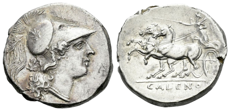 Campania , Cales AR Didrachm circa 265-240 Campania , Cales AR Didrachm circa 265-240