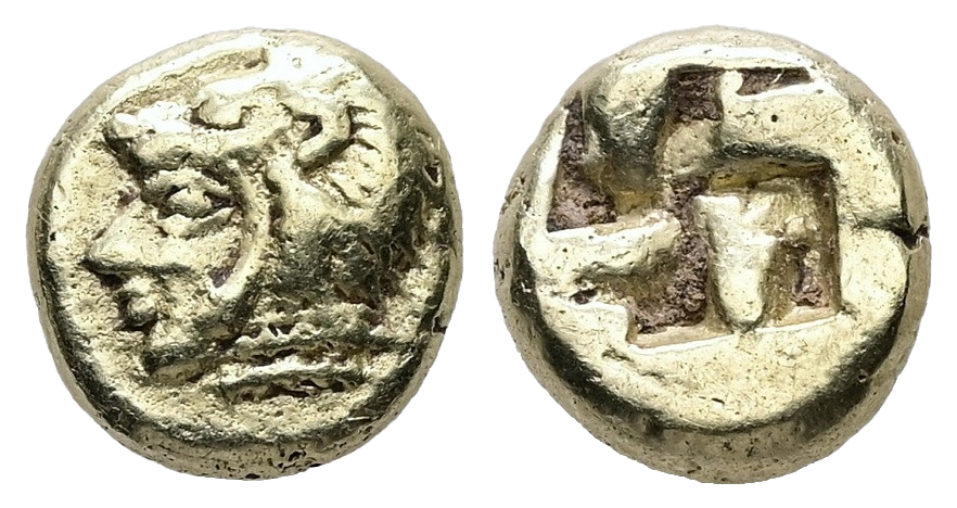 Ionia, Erythrai. EL Hekte ( 2.50g, 9.89 mm). Circa 550-500 BC.