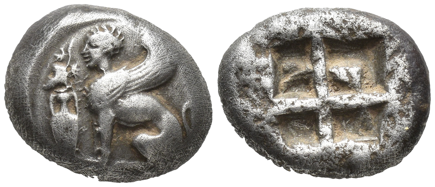 Islands off Ionia. Chios circa 490-435 BC. Didrachm AR (13mm, 7,7 g)