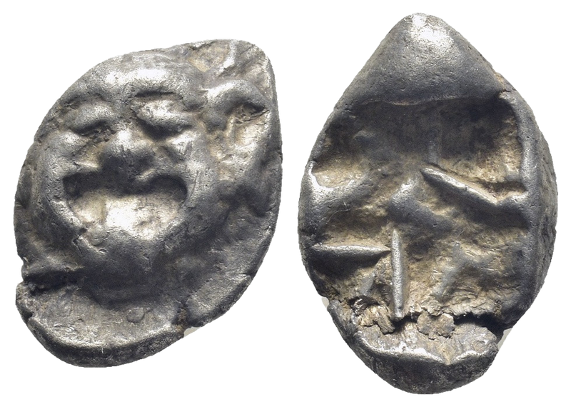 Mysia. Parion circa 500-450 BC. AR Drachm (17mm, 3,9 g) Mysia. Parion circa 500-450 BC. AR Drachm (17mm, 3,9 g)