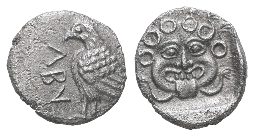 Troas, Abydos. AR, Obol, Circa 480-450 BC ( 0.65 g - 9.75 mm )