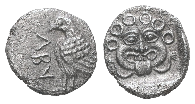 Troas, Abydos. AR, Obol, Circa 480-450 BC ( 0.65 g - 9.75 mm ) Troas, Abydos. AR, Obol, Circa 480-450 BC ( 0.65 g - 9.75 mm )