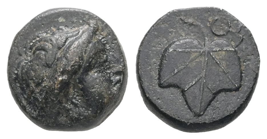 Aeolis, Myrina and Gryneion. Gongylos II. AE ( 1.51 g - 9.91 mm )
