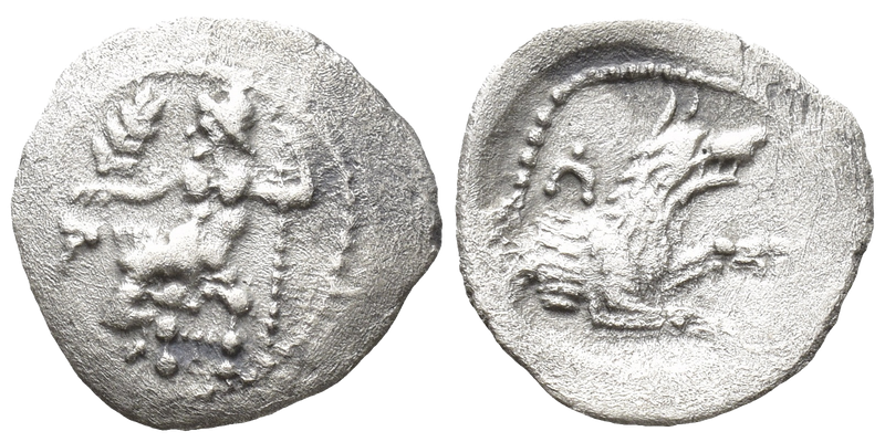 LYCAONIA, Laranda (Circa 4th century BC) AR Obol (0.81g - 13mm) LYCAONIA, Laranda (Circa 4th century BC) AR Obol (0.81g - 13mm)
