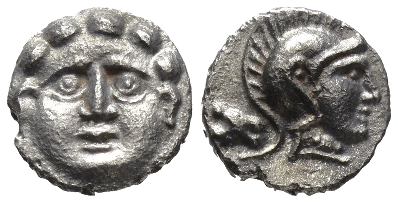 PISIDIA. Selge. Circa 350-300 B.C. AR obol. (9mm, 0.63 g). PISIDIA. Selge. Circa 350-300 B.C. AR obol. (9mm, 0.63 g).