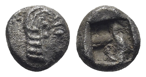 Ionia. Kolophon circa 530-500 BC. Obol AR (7mm - 0,8 g)