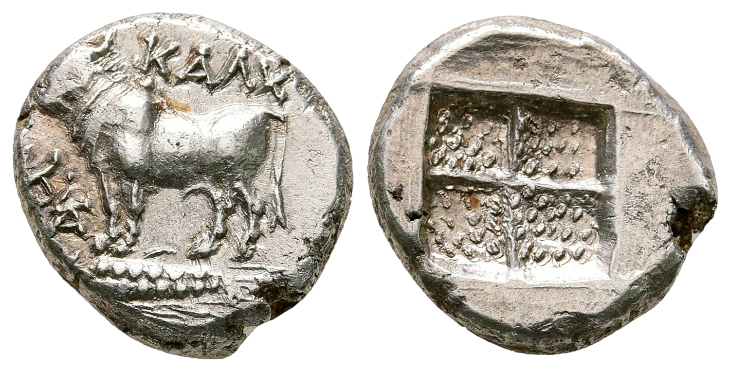 ​Bithynia. Kalchedon circa 367-340 BC. Drachm AR, (15 mm -  3,79 g)