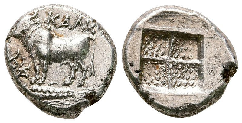 Bithynia. Kalchedon circa 367-340 BC. Drachm AR, (15 mm - 3,79 g) Bithynia. Kalchedon circa 367-340 BC. Drachm AR, (15 mm - 3,79 g)