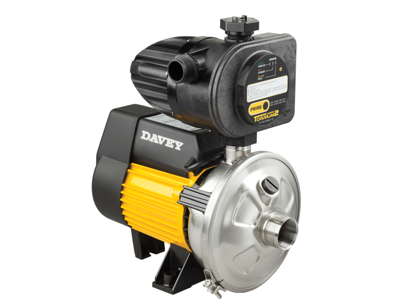 DAVEY HP45-05T WATER PRESSURE SYSTEM WITH TORRIUM2
