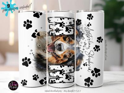 Australian Shepherd  Mom Tumbler
