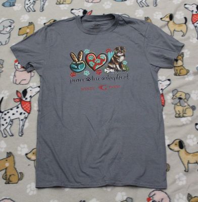 Peace love Australian Shepherd T-shirt