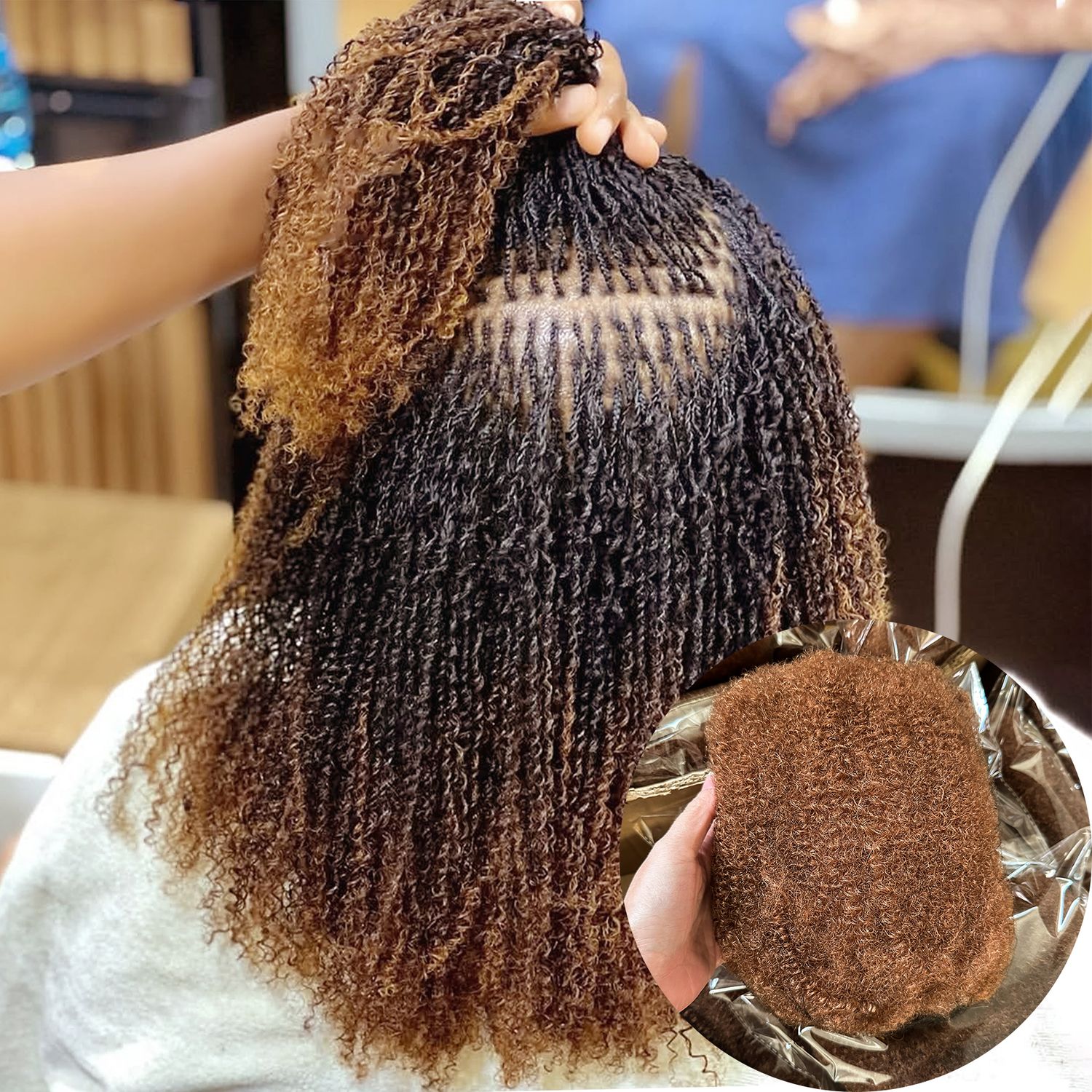 Micro Natural Human Hair Twist
