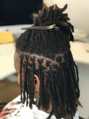 Instant Locs on Permed Hair