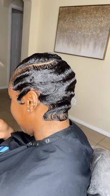 Cut and Finger Wave