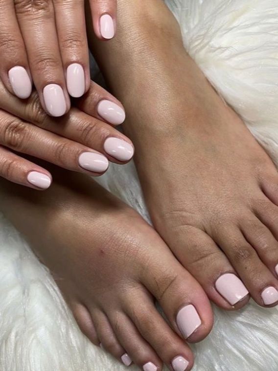 Fixing of Feet Nails with Acrylic &amp; Gel
