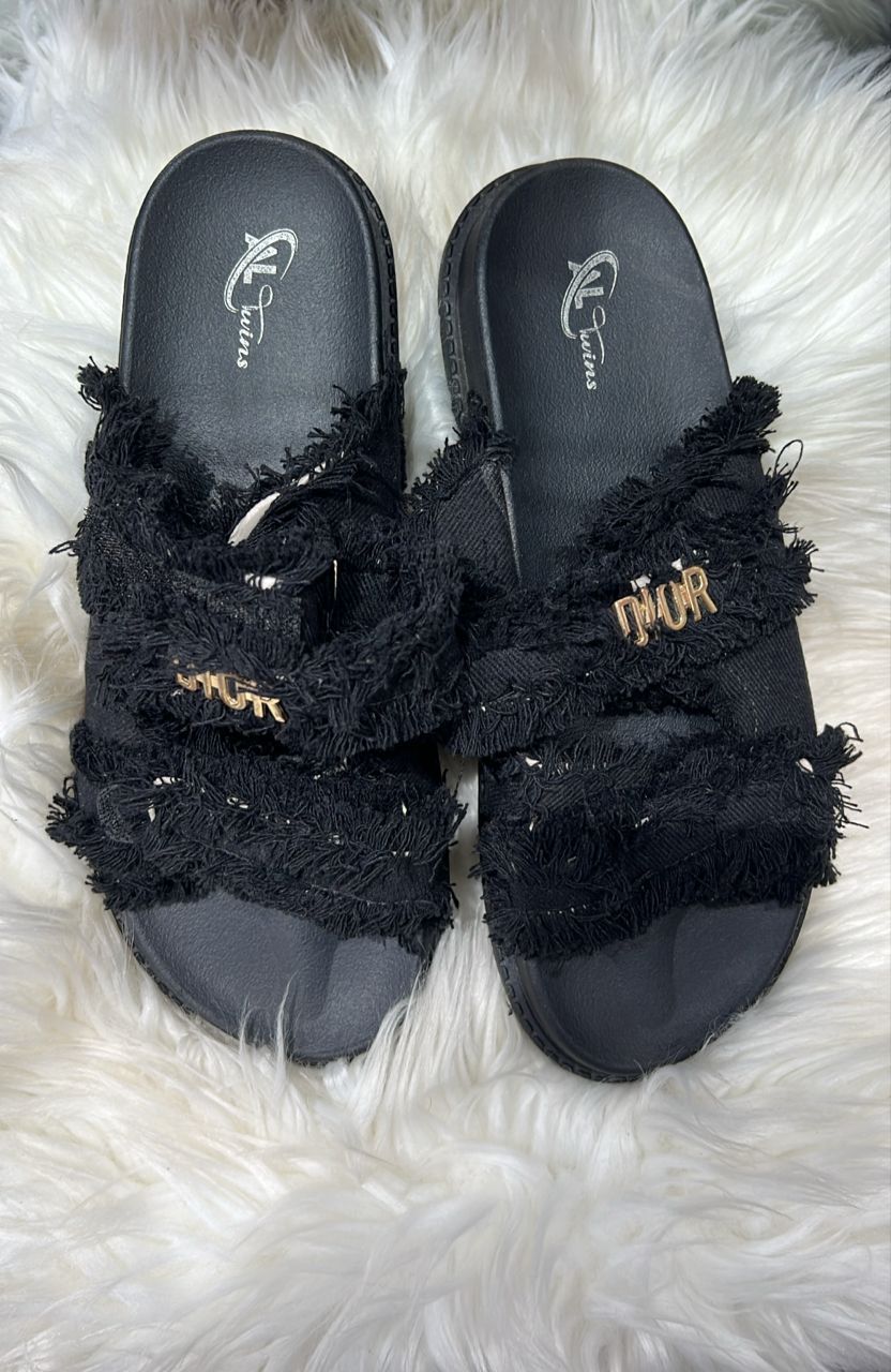 White Zara Slippers 001