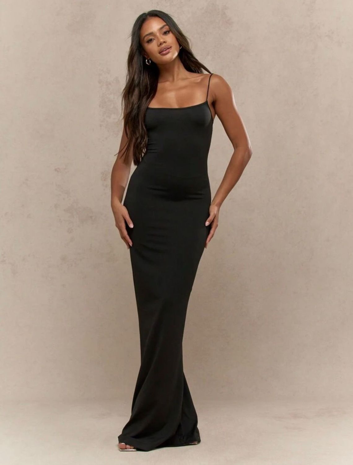 Classic Black Maxi Dress
