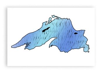 Postcards, Design: Lake Superior Manoomin